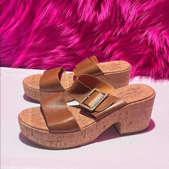LADIES Gently Worn KORKS EASE SANDALS .. - Picture 6 of 9